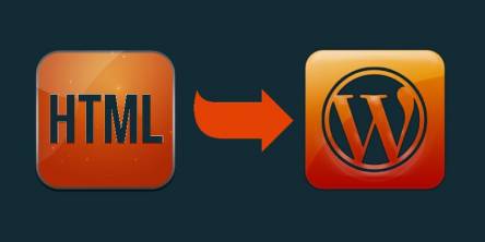 Convert HTML to WordPress