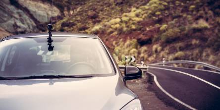 Car at the side of the road